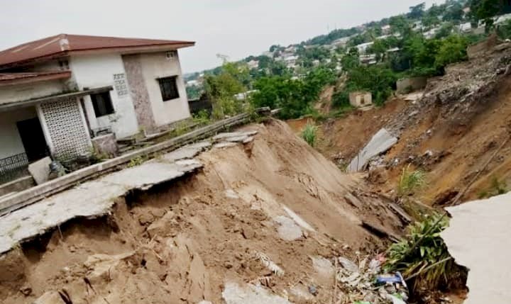 Kinshasa : les pluies successives amplifient les érosions et menacent les habitations dans la commune de Mont Ngafula