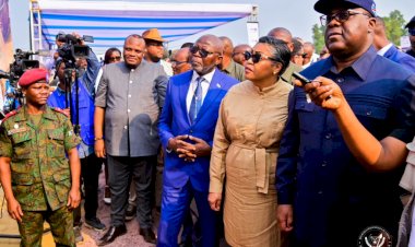 Kinshasa -Infrastructures : Tshisekedi lance les travaux de construction de la rocade 