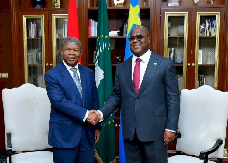 Sécurité à l’Est du Congo: Félix Tshisekedi et João Lourenço insistent sur le respect du cessez-le-feu