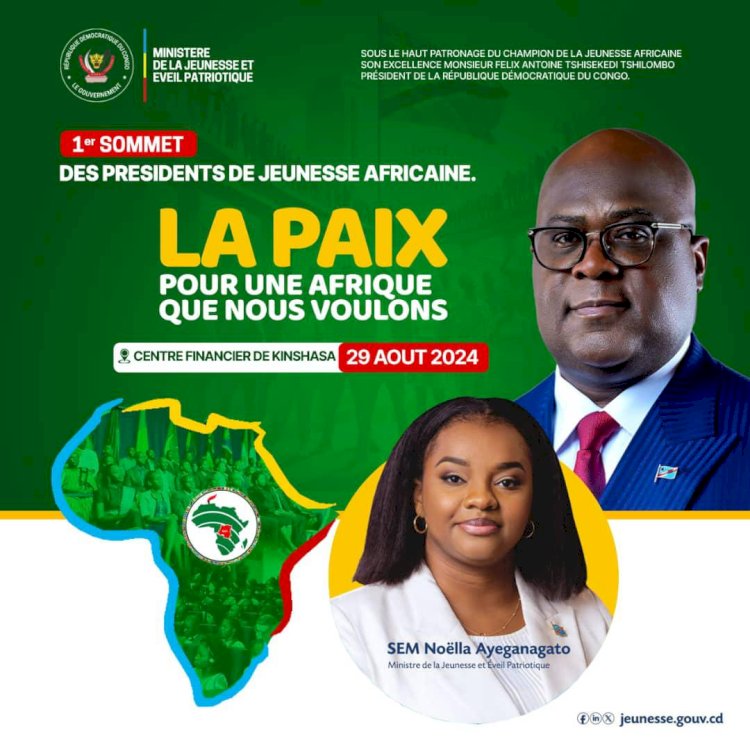 Sommet des présidents de la jeunesse africaine : le ministère de la jeunesse décline la responsabilité de l'organisation