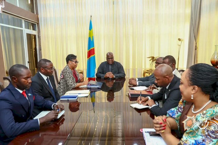 RDC: Le Président Tshisekedi reçoit quelques membres du Gouvernement pour une séance de travail
