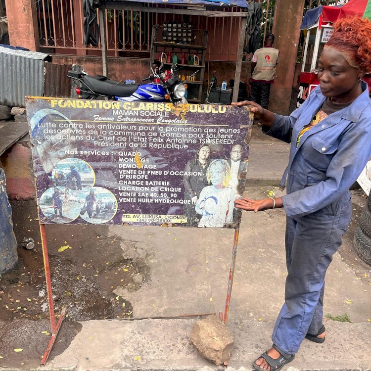 Célébration du mois de la Femme : Clarisse Bululu, une femme Quado en pleine ville de Kinshasa (Reportage)