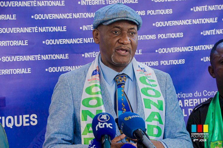 Consultations politiques : Moise Moni Della appelle à l'unité nationale face aux défis du pays
