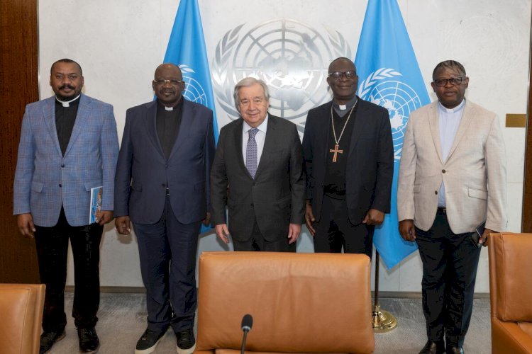 New-York : La délégation de la CENCO - ECC reçue par Antonio Guterres