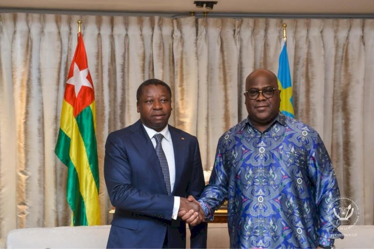 Conflits dans l'Est de la RDC: Faure Gnassingbé, nouveau médiateur de l’UA, reçu par Félix Tshisekedi