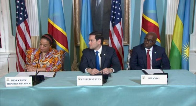 Washington: La RDC et le Rwanda signent une déclaration de principes